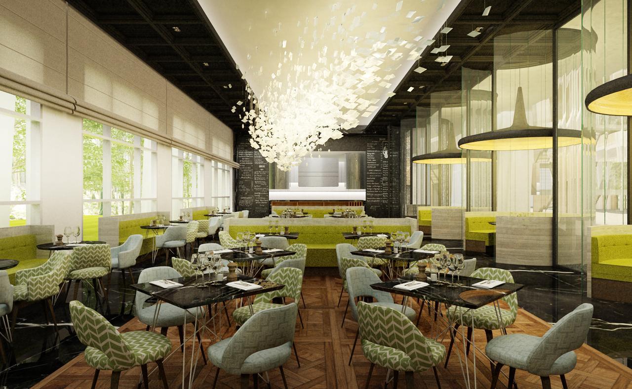 Movenpick Hotel & Convention Centre Klia Sepang Dış mekan fotoğraf Interior of the restaurant