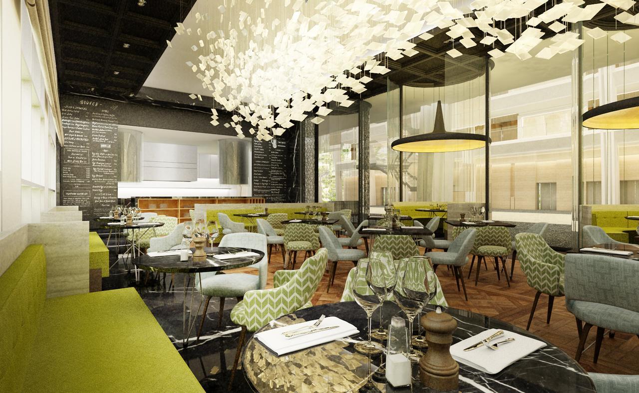 Movenpick Hotel & Convention Centre Klia Sepang Dış mekan fotoğraf Interior of the restaurant